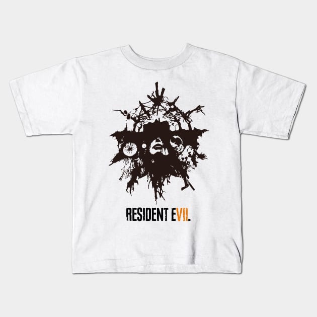 Resdent Evil 7 Kids T-Shirt by OM Des